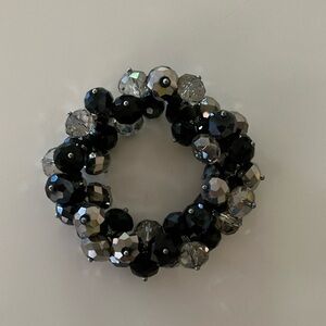 Crystal clusters bracelet